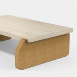 Monitor Stand Blocky Small Oak