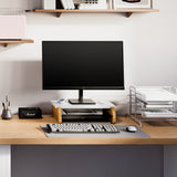 Monitor Stand Blocky Small White