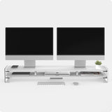 Desk Shelf Acrylic U White