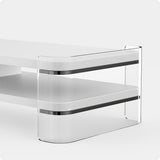 Desk Shelf Acrylic U White