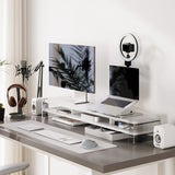 Desk Shelf Acrylic U White