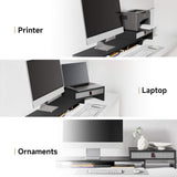 Bastion Dual Monitor Stand D108 - 30.8"-44.5" Black
