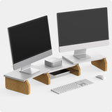 Monitor Stand Blocky Rotatable White